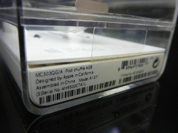 NEU Apple iPod Shuffle 3.Generation 4GB OVP ungeöffnet steel MC303QG/A Edelstahl - rima-it.de