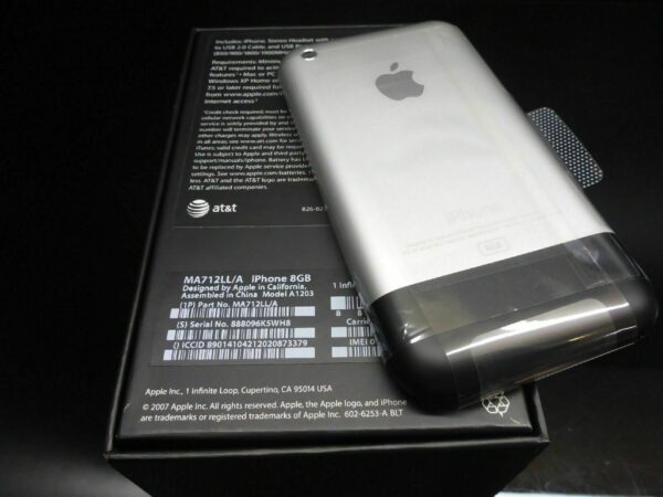NEU iPhone 2G 8GB OVP MA712LL/A ERSTAUSGABE 1.Generation RARITÄT NEW 1G 1st 1th - rima-it.de