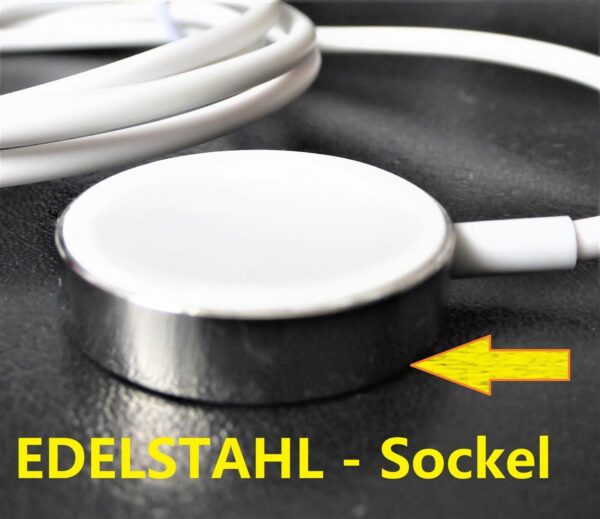 ORIGINAL 1m EDELSTAHL Apple Watch MAGNET Ladedock Ladekabel Wirless Charging - rima-it.de