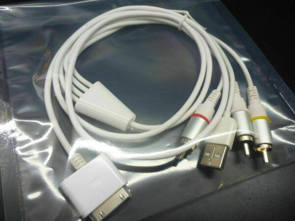 für Apple Composite AV Audio Video Cable to TV USB Charger Connector 30-Pin Dock - rima-it.de