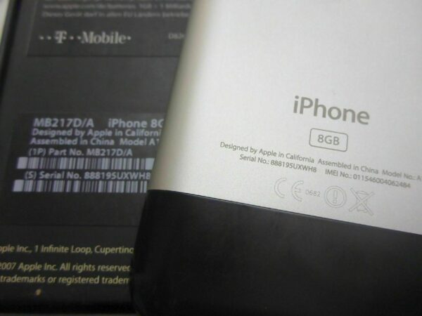 iPhone 2G 8GB in ORIGINALVERPACKUNG ERSTAUSGABE 1.Generation gepflegt 1st 1G 1th - rima-it.de