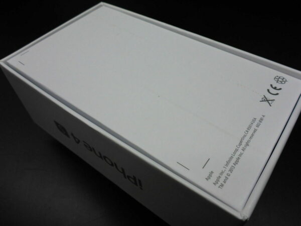 nur VERPACKUNG für iPhone 4S BLANKO schwarz ** ohne iPhone ** Box Schachtel OVP - rima-it.de