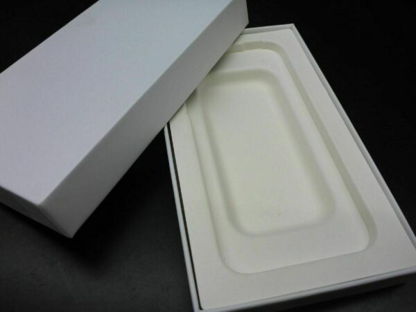 nur VERPACKUNG für iPhone 5 5S Slimbox *ohne iPhone* weiße Box Schachtel Karton - rima-it.de