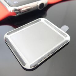 1x Schutzglas 3D gebogen für iWatch 38mm CURVED Tempered Glass Bildschirmschutz