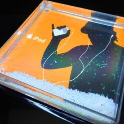 APPLE iPod Briefbeschwerer NEU classic RARITÄT Aufsteller Bild Rahmen
