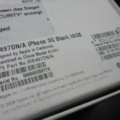Apple iPhone 3G 16GB ERSTAUSGABE schwarz RARITÄT in weißer BOX OVP SELTEN