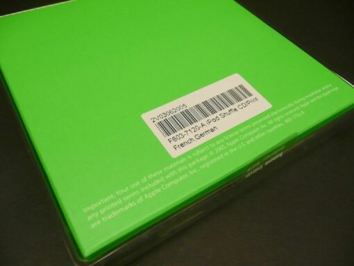 Apple iPod shuffle 1. Generation 512MB komplett in OVP M9724FD/A Doppelset schön – Bild 11
