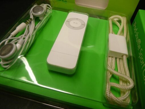 Apple iPod shuffle 1. Generation 512MB komplett in OVP M9724FD/A Doppelset schön – Bild 12