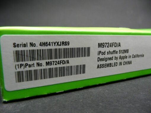 Apple iPod shuffle 1. Generation 512MB komplett in OVP M9724FD/A Doppelset schön – Bild 4