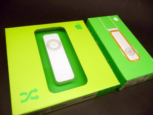 Apple iPod shuffle 1. Generation 512MB komplett in OVP M9724FD/A Doppelset schön