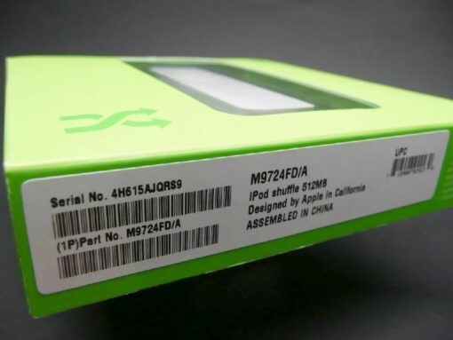 Apple iPod shuffle NEU 1. Generation 512MB in ORIGINALVERPACKUNG M9724FD/A NEU – Bild 5