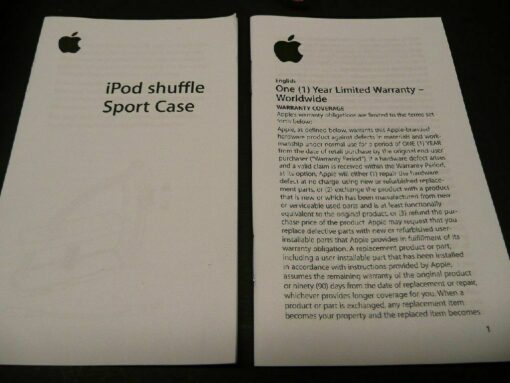 Apple iPod shuffle Sport Case 1.Generation M9758G/A NEU OVP selten für Sammler – Bild 9