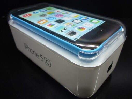 DEMO iPhone 5C 8GB blau originalverschweißt versiegelt OVP 3A215B/A New Sealed – Bild 5