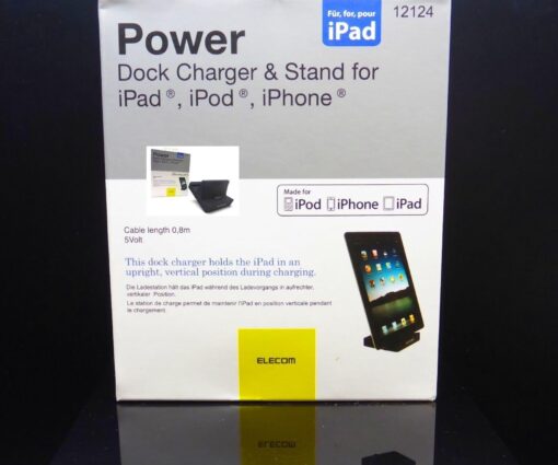ELECOM Universal Dock für iPad 1 2 3  iPhone  iPod mit 30-Pin Power Connector