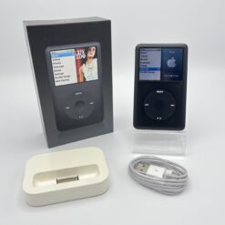iPod Classic 80GB schwarz, black MB147ZD/A inkl. Dock 6. Generation OVP