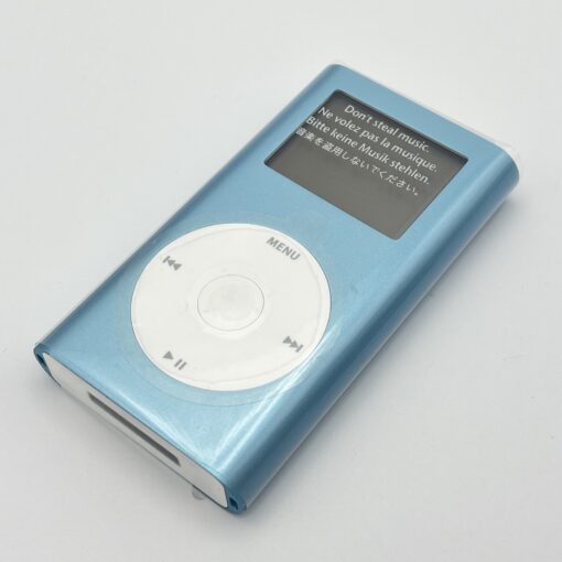 iPod mini 4GB blau, blue M9436LL 1. Generation NEU unbenutzt Sammlerstück – Bild 6