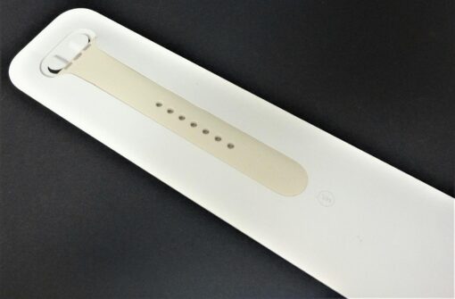 NEU Apple Watch 38mm SPORT M/L Loop einteilig Silicon Armband BEIGE Uhrenband