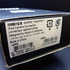 NEU Apple iPod Camera Connector M9861G/B ORIGINAL und OVP Adapter Fotoadapter