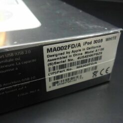 NEU Apple iPod Classic 30GB weiß MA002FD/A 5G NEW FACTORY SEALED white 5th OVP
