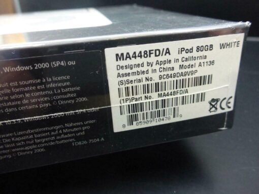 NEU Apple iPod Classic 80GB 5G weiß MA448FD/A NEW FACTORY SEALED white 5th VIDEO – Bild 6