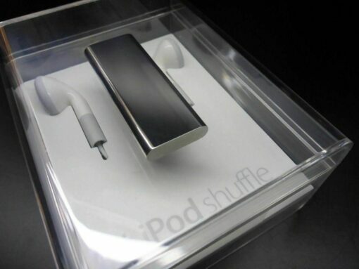 NEU Apple iPod Shuffle 3.Generation 2GB OVP ungeöffnet steel PC303LL/A Edelstahl – Bild 3