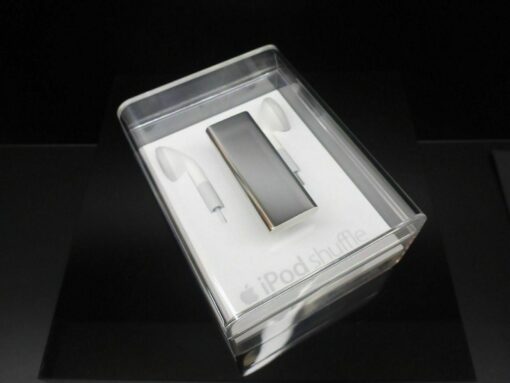 NEU Apple iPod Shuffle 3.Generation 4GB OVP ungeöffnet steel MC303QG/A Edelstahl – Bild 8