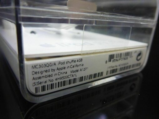 NEU Apple iPod Shuffle 3.Generation 4GB OVP ungeöffnet steel MC303QG/A Edelstahl – Bild 9