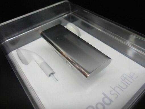 NEU Apple iPod Shuffle 3.Generation 4GB OVP ungeöffnet steel MC303QG/A Edelstahl – Bild 10