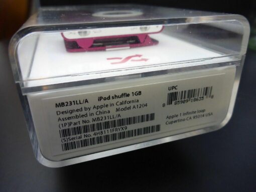 NEU Apple iPod shuffle 1GB RED PRODUCT 2.Generation MB231LL/A 2G Special EDITION – Bild 4