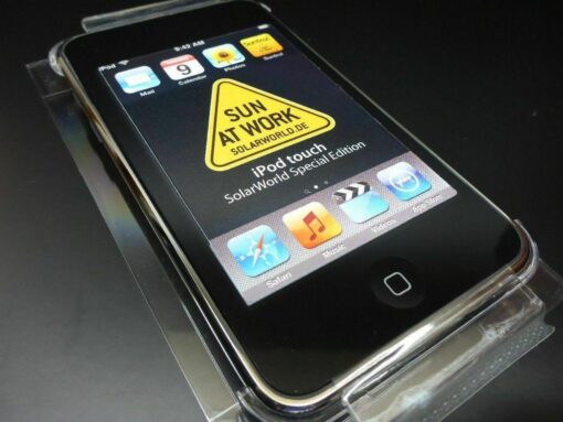 NEU Apple iPod touch SOLARWORLD 8GB 2. Generation MC086FD/A 2G  Special Edition – Bild 4