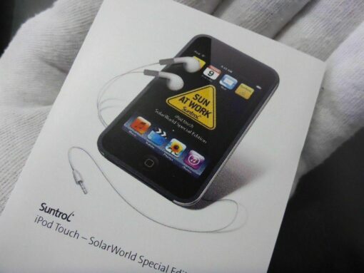 NEU Apple iPod touch SOLARWORLD 8GB 2. Generation MC086FD/A 2G  Special Edition – Bild 5