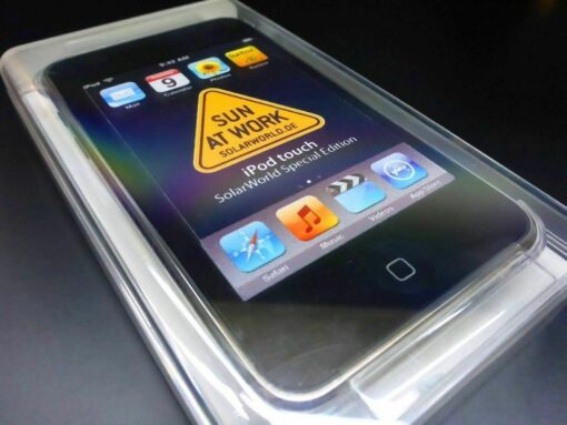 NEU Apple iPod touch SOLARWORLD 8GB 2. Generation MC086FD/A 2G  Special Edition – Bild 7