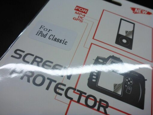NEU für iPod Classic 5G+ 6G SCREEN Protector 5 + 6.G Schutzfolie Displayschutz – Bild 3