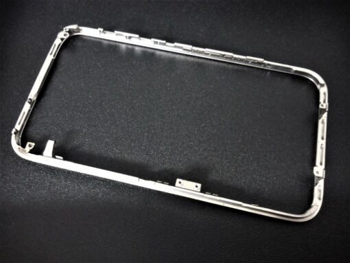 NEU iPhone 3GS ORIGINAL Rahmen Chromrahmen Silber Edelstahl BEZEL Metall – Bild 3