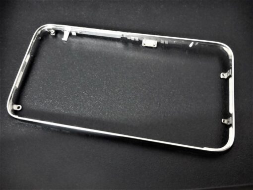 NEU iPhone 3GS ORIGINAL Rahmen Chromrahmen Silber Edelstahl BEZEL Metall