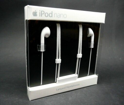 NEU iPod nano Kopfhörer MA597G/A Earphone Lanyard Headphone OVP ORIGINAL APPLE