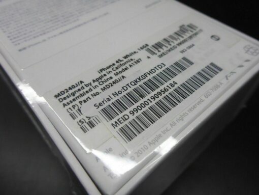 NEUES iPhone 4S 16GB in weiß originalverschweißt verschweißt OVP MD240J/A Seal – Bild 5