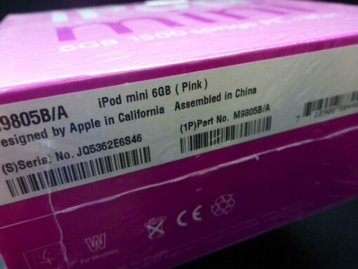 OVP NEU Apple iPod mini 2. Generation 6GB Pink Brand new Factory Sealed M9805B/A – Bild 8