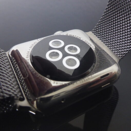 Apple Watch 38mm Stanley Steel mit Armband Box Glas leicht defekt – Bild 4