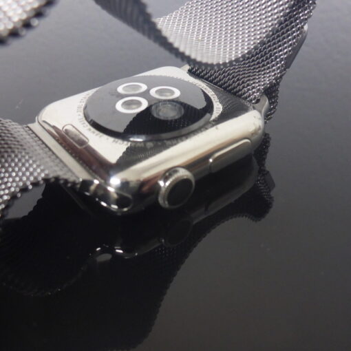 Apple Watch 38mm Stanley Steel mit Armband Box Glas leicht defekt – Bild 3