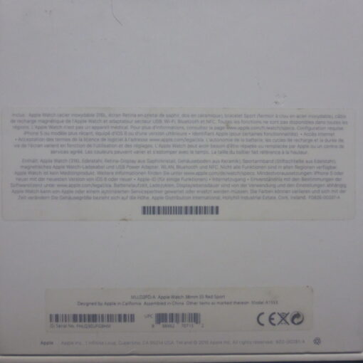 nur Verpackung Apple Watch RED 38mm *ohne Uhr* BOX Schachtel Karton – Bild 4