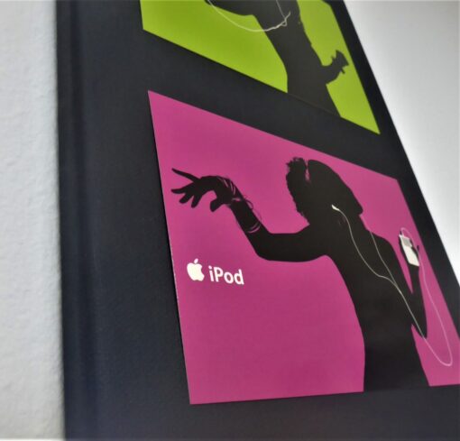RARITÄT Apple 4x SCHATTENMENSCHEN iPod Plakat Bilder Rahmen Display ORIGINAL 60 – Bild 4