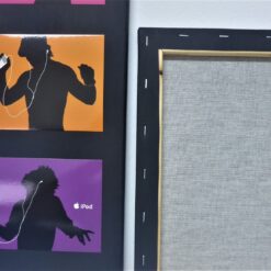 RARITÄT Apple 4x SCHATTENMENSCHEN iPod Plakat Bilder Rahmen Display ORIGINAL 60