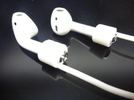 für AirPods Silikonhülle mit Halteband Straps TOPSchutz perfekte Passform Etuis – Bild 8