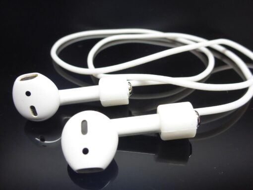 für AirPods Silikonhülle mit Halteband Straps TOPSchutz perfekte Passform Etuis – Bild 9