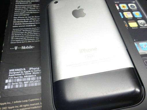 iPhone 2G 16GB 1.Generation + ORIGINALVERPACKUNG sehr gepflegt komplett 1G 1th 1 – Bild 10
