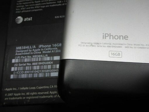 iPhone 2G 16GB 1.Generation in ORIGINALVERPACKUNG Sammlerstück komplett 1G 1th – Bild 9