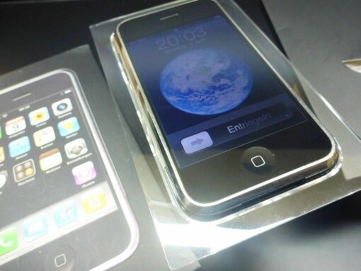 iPhone 2G 8GB in ORIGINALVERPACKUNG ERSTAUSGABE 1. Generation 1G RARITÄT schön – Bild 3