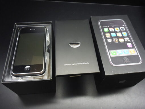 iPhone 2G 8GB in ORIGINALVERPACKUNG ERSTAUSGABE 1.Generation APPLE 1st 1G 1th – Bild 3