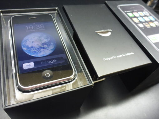 iPhone 2G 8GB in ORIGINALVERPACKUNG ERSTAUSGABE 1.Generation APPLE 1st 1G 1th – Bild 4